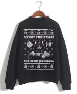 Star Wars Parody Vader Ugly Christmas Sweatshirt