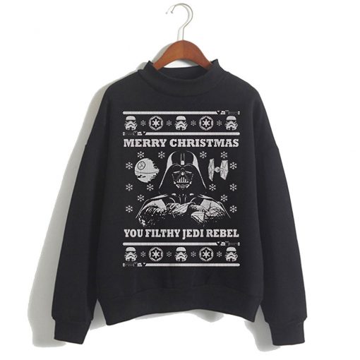 Star Wars Parody Vader Ugly Christmas Sweatshirt