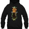 Star Wars The Mandalorian The Child And The Old Yoda hoodie