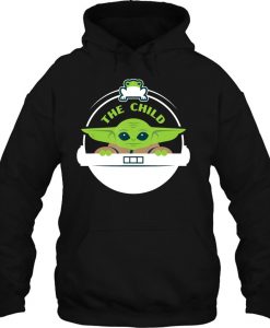 Star Wars The Mandalorian The Child Floating Pod Frog hoodie