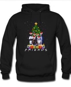 Stranger Things characters Friends Christmas hoodie