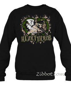 Valentines Day Military Cupid Heartthrob sweatshirt
