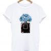 blue flower t shirt