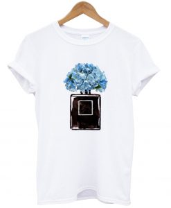 blue flower t shirt