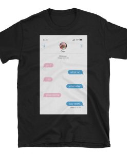 camron message t shirt