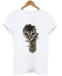 face cat t shirt