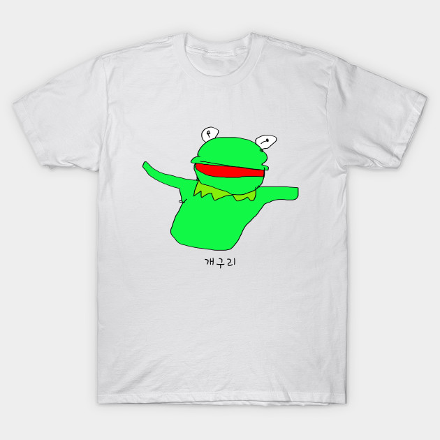 kermit frog korean t shirt