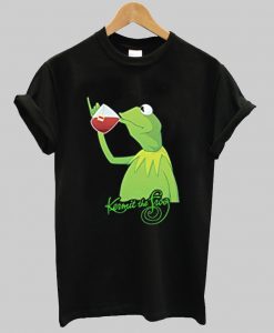 kermit the frog drink tea t shirt