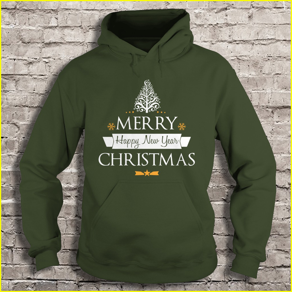 merry christmas and happy new year hoodie