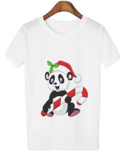 panda Christmas t shirt