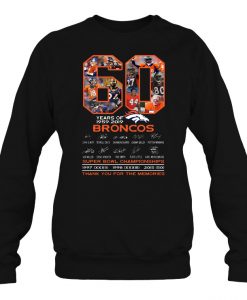 60 Years Of 1959-2019 Broncos sweatshirt