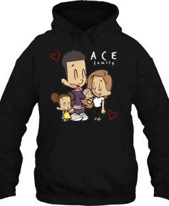 Ace Cartoon Family Merch Kids hoodie