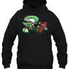 Alien And Super Mario hoodie