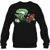 Alien And Super Mario sweatshirt
