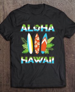 Aloha Hawaii beach t shirt