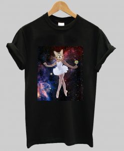 Ballet Cat Shirt Cute Space Dance t shirt