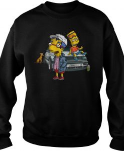 Bart Simpson And Milhouse sweatshirt