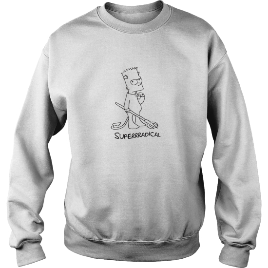 Bart Simpson superradical sweatshirt