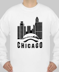 Chicago Chi-Town Cloud Gate City Skyline sweatshirt