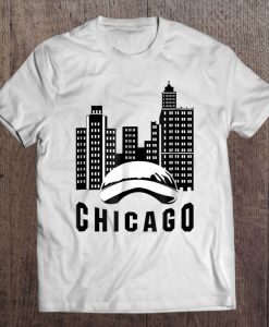 Chicago Chi-Town Cloud Gate City Skyline t shirt