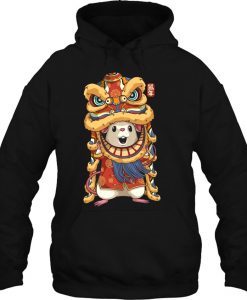 Chinese New Years Rat Lion Dance hoodie