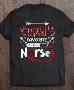 Cupid’s Favorite Nurse Valentine t shirt