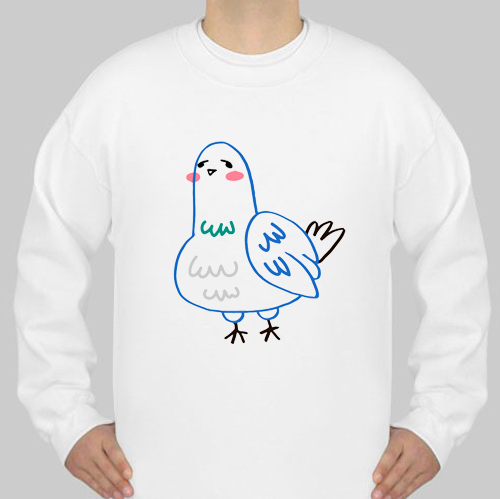 Cute Pigeon bird sweatshirt