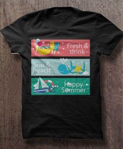 Cute banners summer t shirt