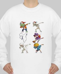 Dabbing Halloween Costume Zombie sweatshirt