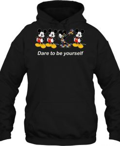 Dare To Be Yourself Mickey Mouse hoodie