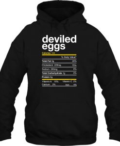 Deviled Egg Nutrition Facts hoodie