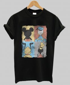 Disney Mickey Mouse Donald Duck Pluto Goofy Tiles t shirt