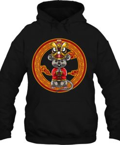 Happy Chinese New Year 2020 Rat Dragon hoodie