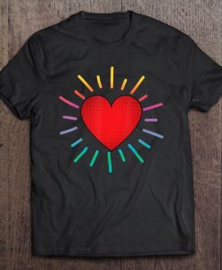 Heart Rays Valentine’s Day t shirt