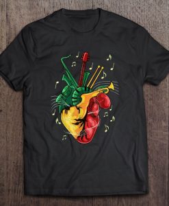 Heart Reggae Music t shirt