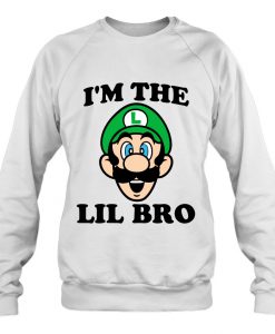 I’m The Lil Bro Super Mario sweatshirt