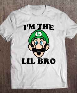 I’m The Lil Bro Super Mario t shirt