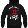 Just A Boy Who Loves Frogs Plaid hoodie