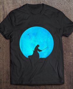 Kendo Blue Moon Japanese t shirt