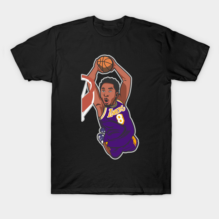 Kobe Bryant Cartoon Style T-Shirt