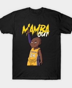 Kobe Cartoon mamba out T-Shirt