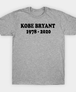 Kobe bryant 1978-2020 T-Shirt