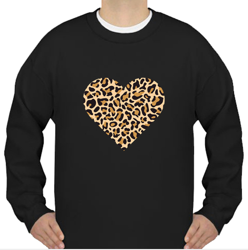 Leopard Heart sweatshirt