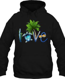 Love Beach Summer Vacation hoodie