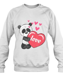 Love Panda Valentine’s Day sweatshirt