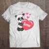 Love Panda Valentine’s Day t shirt