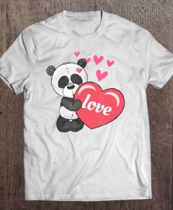 Love Panda Valentine’s Day t shirt