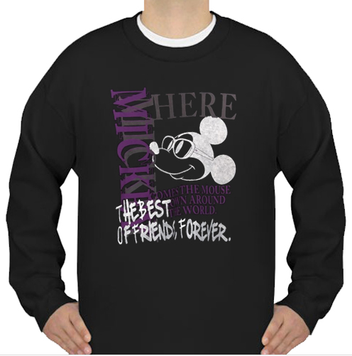 Mickey Mouse Disney Big Logo Sweatshirt