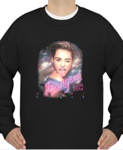 Miley Cyrus Bangerz 2014 Tour sweatshirt