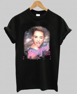 Miley Cyrus Bangerz 2014 Tour t shirt